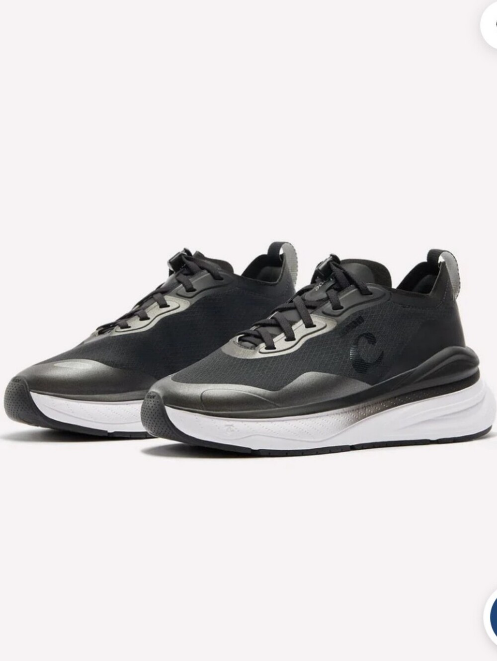 Clove Women's Alto Night Shift Sneakers Shoes Size 6.5 Black And White
